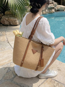 ELAIZHE | Large Capacity 2026 Summer New Single Shoulder Tote Beach Bag