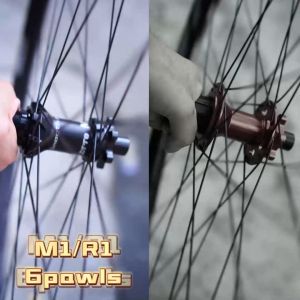 Ztto Bộ Phanh Đĩa Không Sợi carbon 50mm aero rim 142 Baru axle 6 pawls hub r1 Cho Xe Đạp