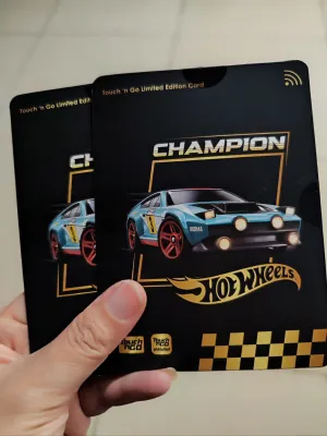 New TNG NFC Card Hot Wheels Champion Racing Car limited edition Tng card