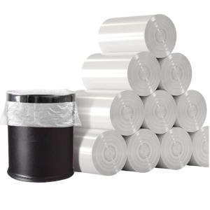 HENGSHU | Commercial Hotel White Flat-top Thickened Trash Bag small