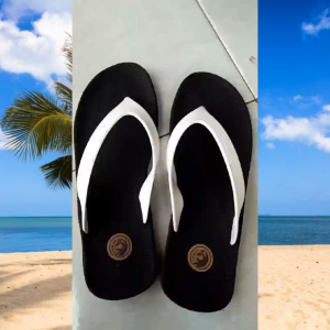 Camou Sandal Jepit Pantai Pria Polos Branded Anti Slip Air Camau Camaou Owen Titanium