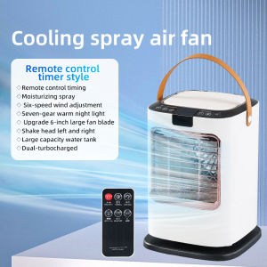 2025 Humidification Refrigeration Small Fan Portable Mini Electric Cooling Fan 2nd Generation Negative Ion Desktop Fan