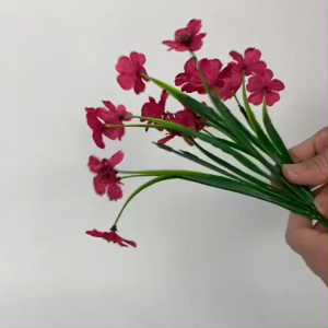 Violet Artificial Flowers: Romantic Silk Bouquets for Home Decor and Love Everlasting Wedding