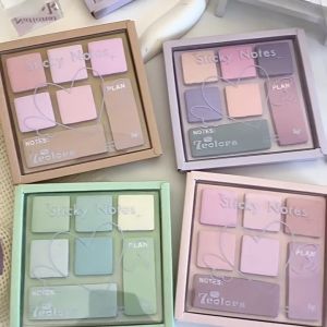 AI-A117 Sticky Note Bentuk Eyeshadow Mini / Sticky Notes Macaron Pallate Edition / Memo Tempel Mini