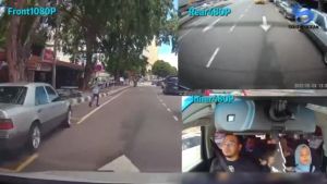 FHD 1080P Wifi 3 Channel Dashcam Infrared Night Vision Panoramic 360° 24h Parking Monitor Dash Cam Surveillance Car Recorder