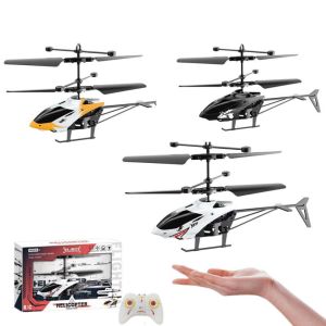 WRAPPER PRIVATE26WR6 White Yellow Black RC Helicopters Plastic 2 Channel Drone Hobbies Rechargeable Remote Control Plane Gift