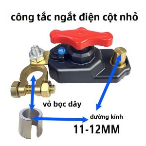 Công Tắc Ngắt Kết Nối Ắc Quy Ô Tô Đa Năng 16-17mm Xoay Một Chiều Chống Mất Điện Bộ Ngắt Mạch Rò Rỉ