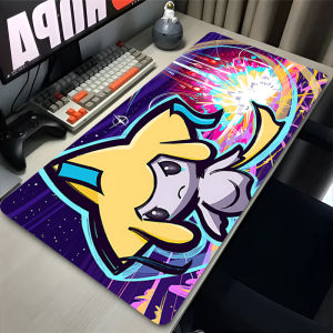 Bandai | Mouse Pad Office PC Laptop Gamer Cabinet Mousepad P-Pokemon Jirachi Gaming Desk Mat Anime Non-slip Rubber Keyboard Rug