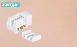 ZOERAX 10/6/2PCS RJ45 Cat6 Cat5e Keystone Jack Cat6 Network Coupler Ethernet Wall Jack(Not compatible with Patch Panel)