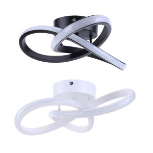 8TH Spiral Design Modern LED Ceiling Light 22W Ceiling Lamp Hallway Light for Hallway Kitchen Aisle Bedroom Living Room