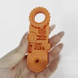 Multifunction EDC Fidget Keychain Toy Clicker + Spinner Stress Relief Pocket Gadget (2/3/5/7/12 in 1)