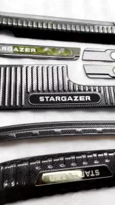 Ốp Chống trầy Cốp Trong Ngoài CACBON xe Stargazer 2022 - 2025 Vân Carbon cao cấp