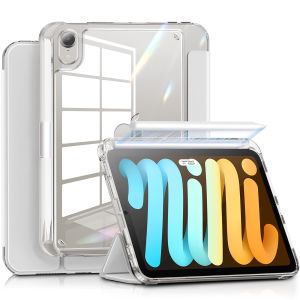 KENKE iPad acrylic case With right pencil slot for ipad 2022 m2 pro 11 ipad gen 7 8 9 ipad 5th 6th（2017-2018）2021 ipad air 4 Air 5 ipad 10th gen 2020 pro 12.9 cover High-definition transparent anti-bending no yellowing、Free diy stickers free shipping