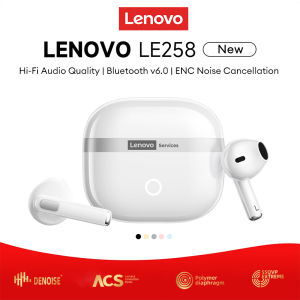 Lenovo | Lenovo LE258 TWS Wireless Earbuds Bluetooth V6.0 Stereo Headphones Sport Earphones Noise Reduction Mic Long Battery Choice Sale