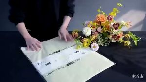 40 Lembar Flower Wrapping Paper Korean Premium Cotton 50x50 Kertas Tissue SF31