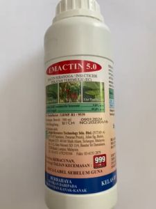 500ML Emactin 5.0 Insect Ulat Plutella Pengorek Buah Serangga Insecticide 杀虫剂 Emamectin Benzoate Emactin
