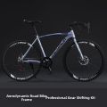 Ultra-Light High-Speed Road Bicycle for Teens And Adults Carbon Fiber Gear Competition Bike Men's Women's Handlebar. 