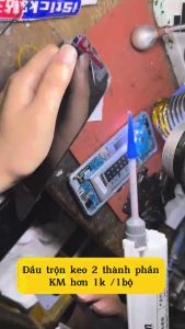 Đầu Trộn Keo 2 Thành Phần Đầu bơm keo AB Tiện Lợi