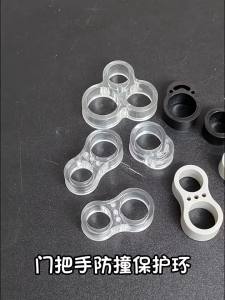 Miếng Đệm Chặn Cửa Bằng Silicon Trong Suốt Bảo Vệ An Toàn Cho Bé Giảm Chấn Sàn Nhà Bảo Vệ Tay Nắm Cửa Chống Sốc Chặn Cửa Tường Cho Gia Đình