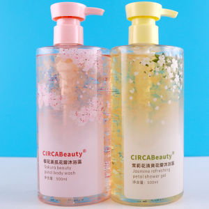 Sakura Petal Bath Milk Refreshing Jasmine Flower Gentle Skin Care Moisturizing Body Wash for Women Brightening Skin Care