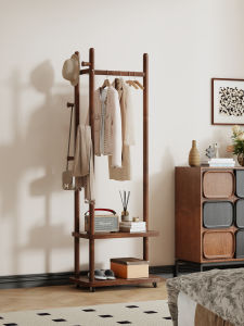 TINGXU | Portable Wooden Coat Rack