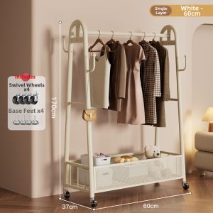 YIXUAN | Easy-to-Move Double Layer Coat Rack