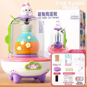 WEVOLA | Children Electric Pottery Machine Set DIY Creativity