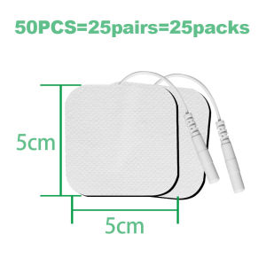 Miếng Dán Điện Cực Kích Thích Cơ EMS 5x5cm Bán Buôn Tự Dính Dùng Cho Máy Tens Miếng Dán Gel Massage Giảm Mỡ Massage Toàn Thân