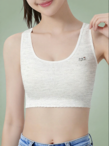 MsPai | Development Stage Junior High Student Bra Seamless Sports Shock Absorbing Aesthetic