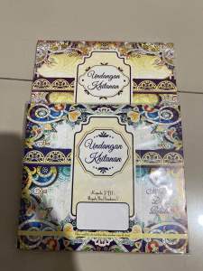 Kartu Undangan Khitanan 1 pak isi 40 pc (17 x 9 cm)