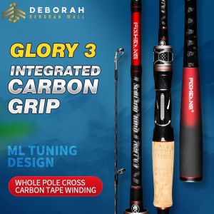 Spinning/casting fishing  Rod  /length1.8/1.98/2m 2 Section/  MLaction  Lure Rod Carbon Fiber Travel RodCross Carbon