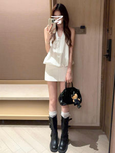 Homecore | Korean Style Unique Design Two-piece Dress Set