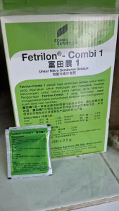 Fetrilon Combi 1 2.5g Baja Mikro Daun – Zink Ferum Mangan Boron Kuprum Molybdenum