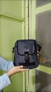 Tas Selempang Pria Polos Slingbag Bahu Cowok Slempang Kasual Distro Exseven 013