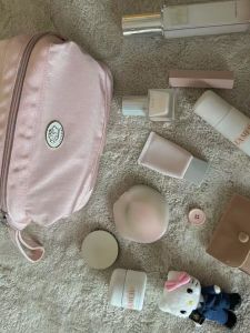 Luxurious 3D Makeup Bag Large Capacity Waterproof Travel Toiletry Bag Multi-Functional Storage Bag for Business Trips And Leisure