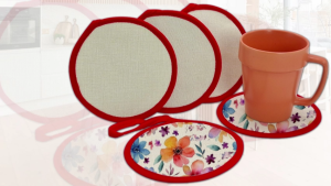 WPS SUBLIMATION PRINTABLE COASTER PAD / POT HOLDER