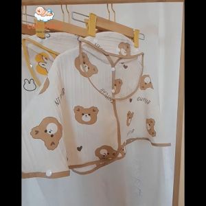 Áo choàng cho bé áo choàng chống nắng chắn gió kèm kính chống giọt bắn chất liệu đũi gân LB-KIDS