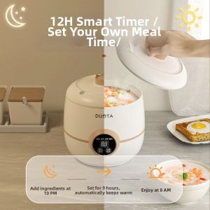 [China Plug Without Adapter] JIFANPAUL | Low Sugar Rice Cooker with Rice Milk Separation and Straining Function 1 Person