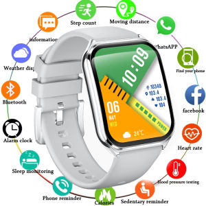 2025 New Original Bluetooth Call Women Smartwatch NFC 1.96" HD Screen Heart Rate Waterproof Sport Smartwatch For Android IOS