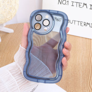 เคสโทรศัพท์มือถือมีถุงลมนิรภัยแบบคลื่นดูแพงเหมาะสำหรับ iPhone 14PROMAX เคสนิ่มซิลิโคนหุ้มทั้งเครื่องกันกระแทกหุ้มกล้องพร้อมฟิล์มติดเลนส์สำหรับ iphone15 12 11 13pro มีเอกลักษณ์สร้างสรรค์สำหรับ xsmax XR รุ่นใหม่สำหรับทั้งชายและหญิง