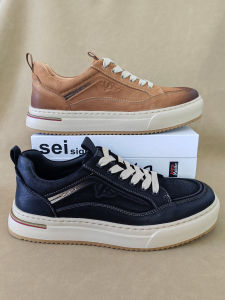 Luxurious American Retro Mens Shoes Anti-Odor Top Layer Cowhide Casual Thick Bottom Color Rubbing Head Layer Leather Shoes