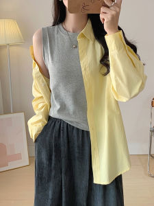 Áo Vest Không Tay Cổ Tròn Màu Trơn Ôm Vừa Vặn Mùa Hè Cho Nữ Áo Thun Cotton Thường Ngày Thời Trang Công Sở