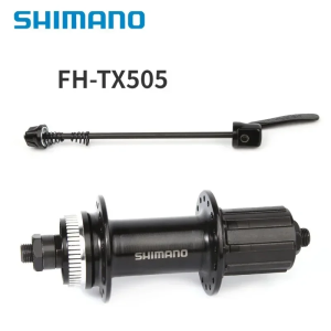 SHIMANO | SHIMANO TX505 Front Rear Hub 8 9 10 Speed MTB Mountain Bike Center Lock Disc Quick Release Original Parts