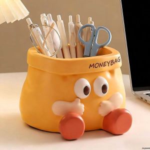 Cute Cartoon Large Capacity Desk Organizer Pen Holder
