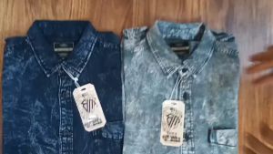 Kemeja Jeans Pria Lengan Panjang / Kemeja Jeans Polos Cowok