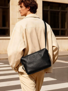 Pierre Cardin | Genuine Leather Mens Crossbody Bag
