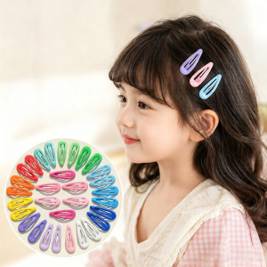 Smooth Edges Non-Hair-Damaging Childrens Hair Clips