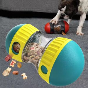 Dog Slow Feeder Dog Enrichment Toy Improves Pets Digestion Treat Dispensing Puzzle Toy Perfect Dogs Cats Gift for Large Medium Small Dogs Cats Feeder Educational Interactive Rolling Ball