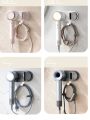 High-Speed Hair Dryer Magnetic Absorption Holder Wall-Mounted No-Punching Design Suitable for Philips Dyson Coixue Leifeng Bathrooms. 