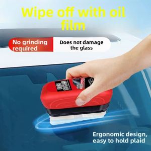Powerful Oil Film Removal Brush for Car Glass and Rearview Mirror Wet Wiping Tool Non Abrasive Scratch Free Rain Use Car Glass